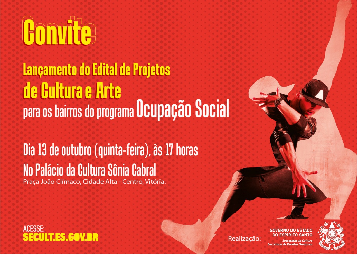 Convite Online Edital Ocupação Branco