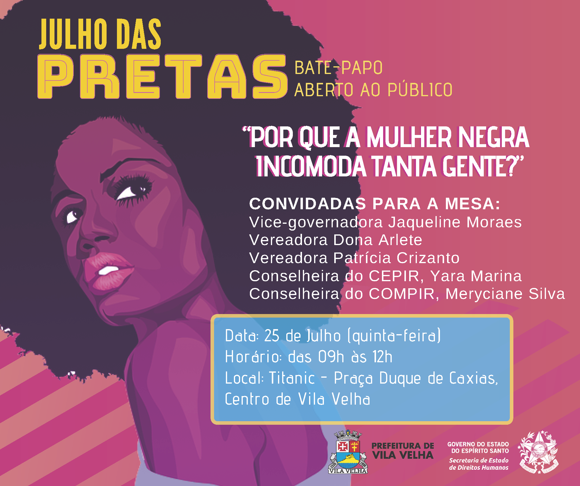 Julho das Pretas - Evento Titanic-1