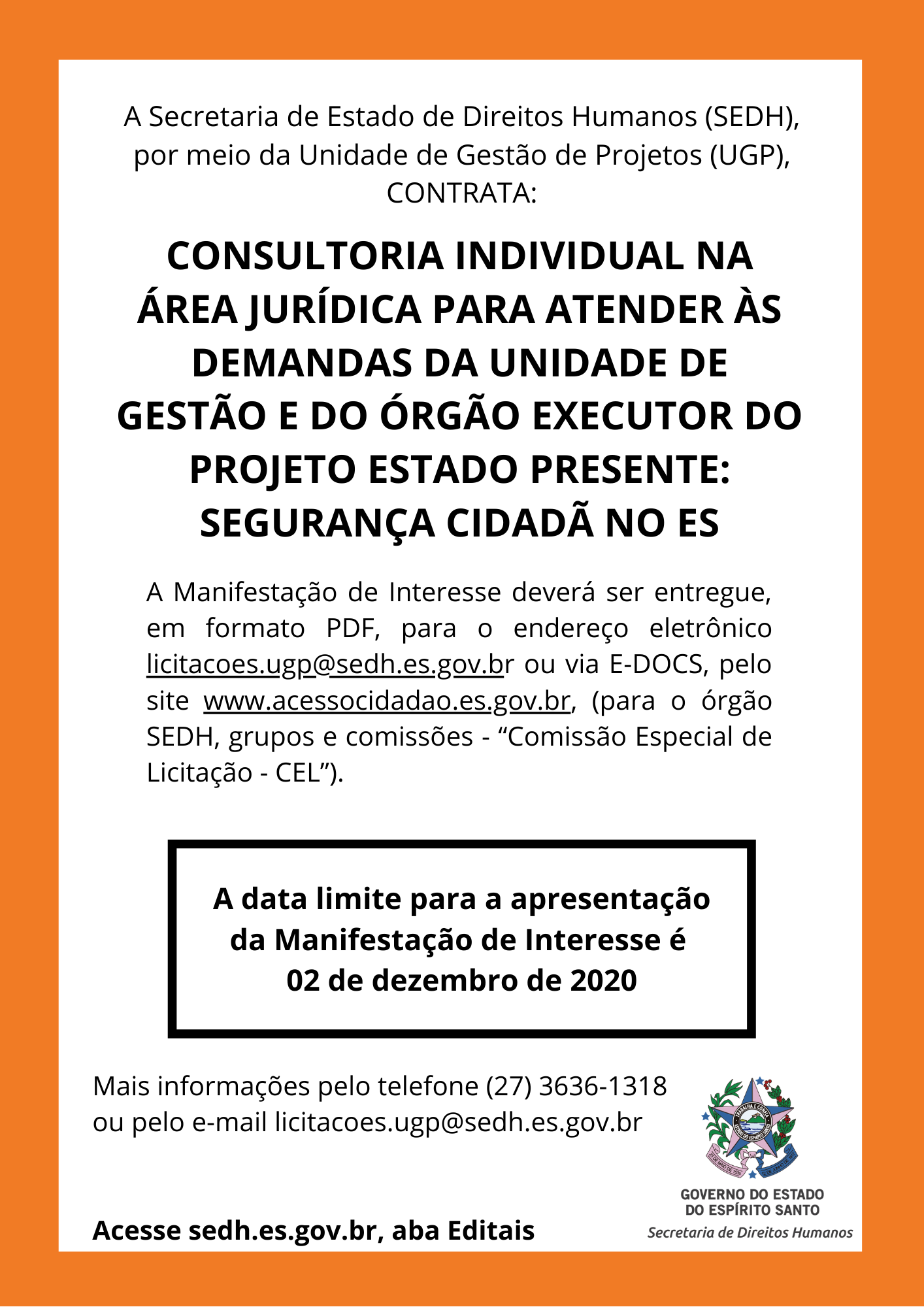 A Secretaria de Estado de Direitos Humanos (SEDH) -  (13)