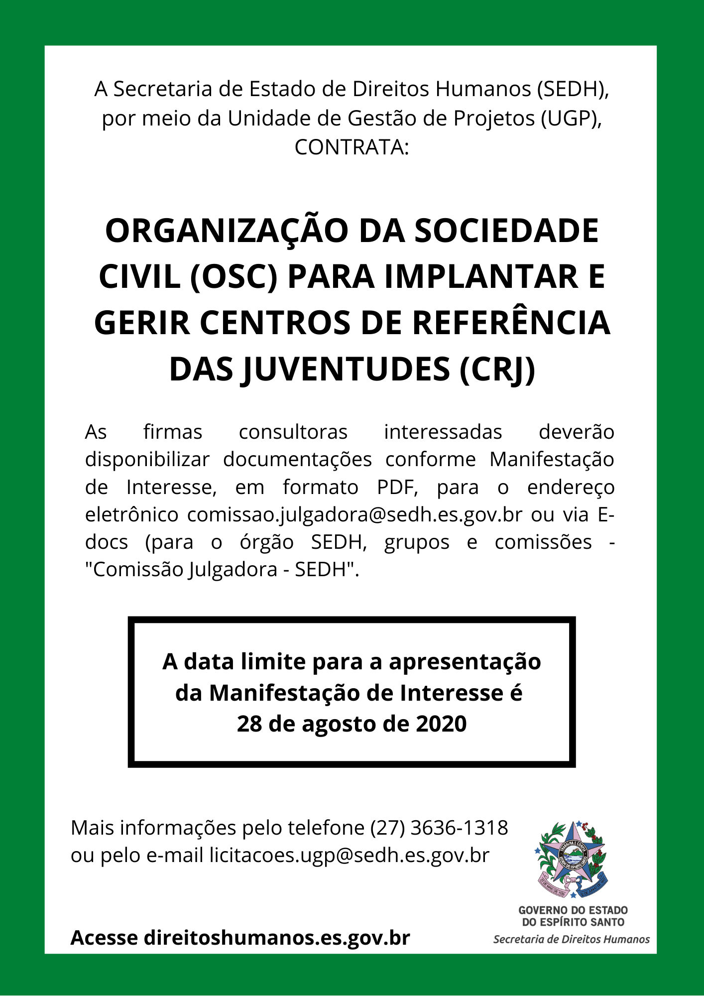 A Secretaria de Estado de Direitos Humanos (SEDH) -  (2)