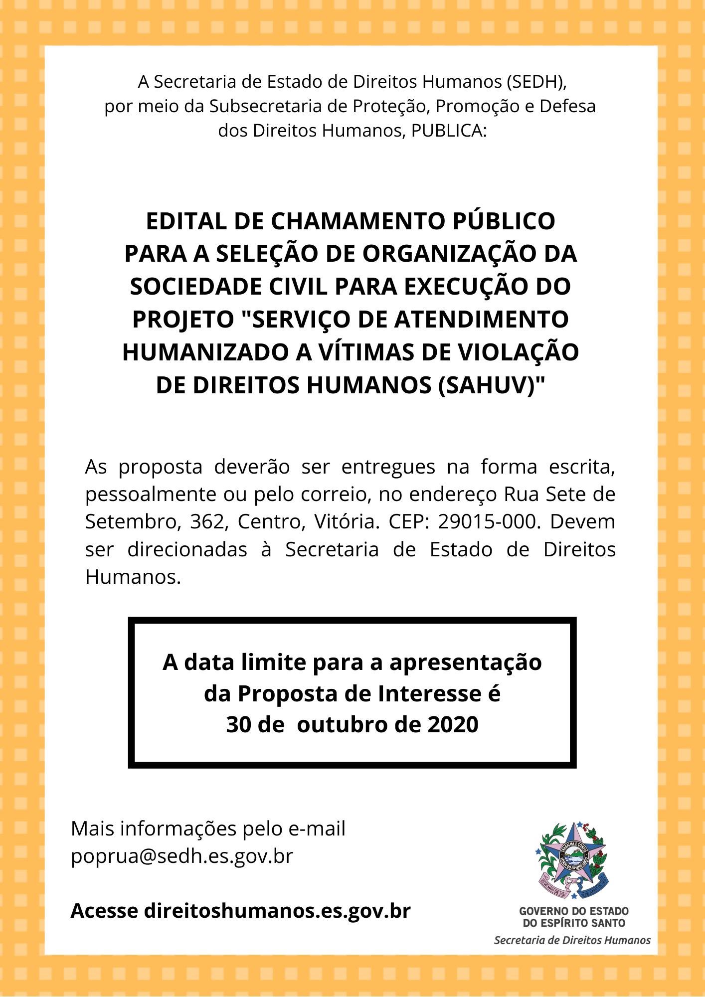 A Secretaria de Estado de Direitos Humanos (SEDH) -  (7)