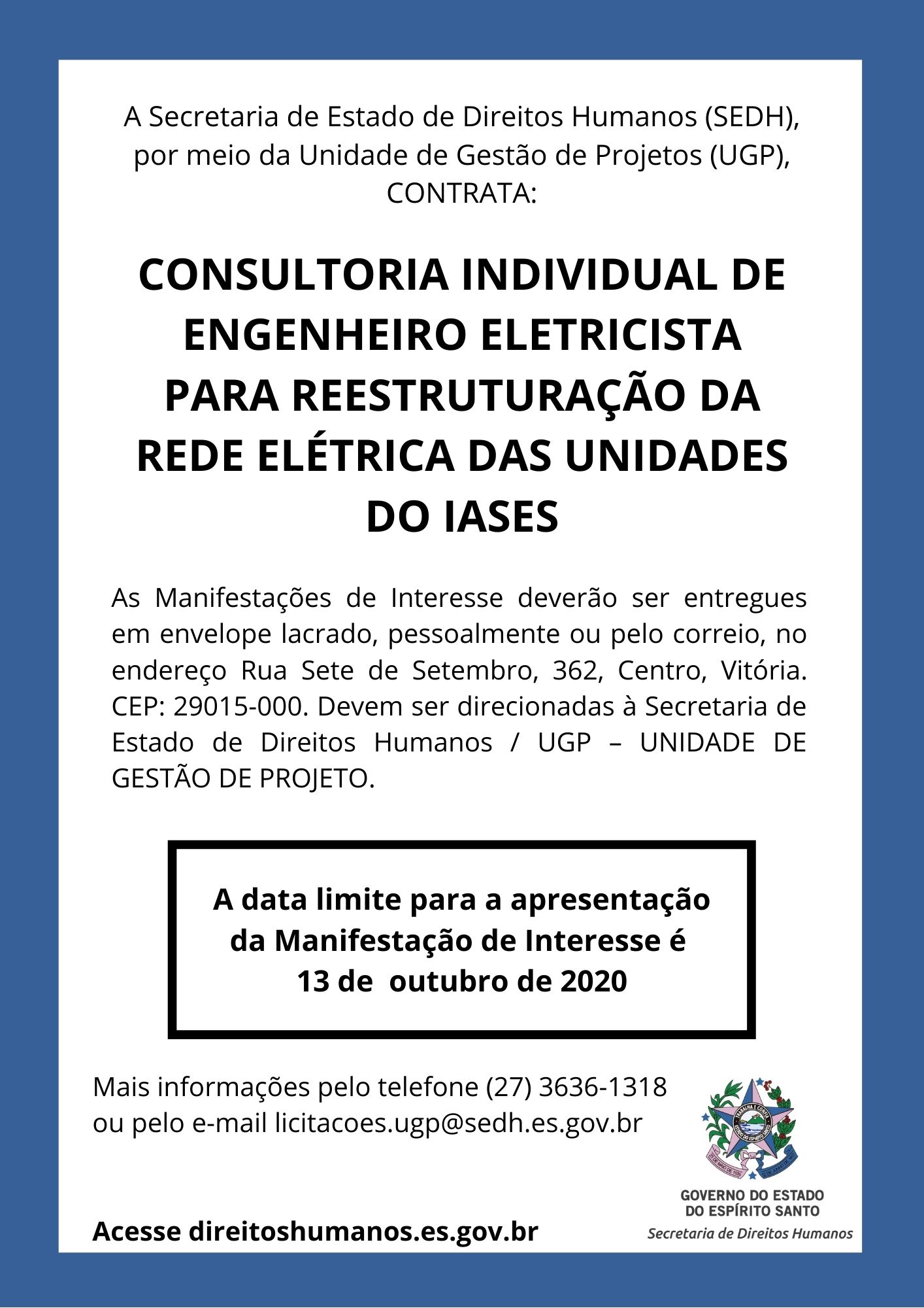 A Secretaria de Estado de Direitos Humanos (SEDH) - 