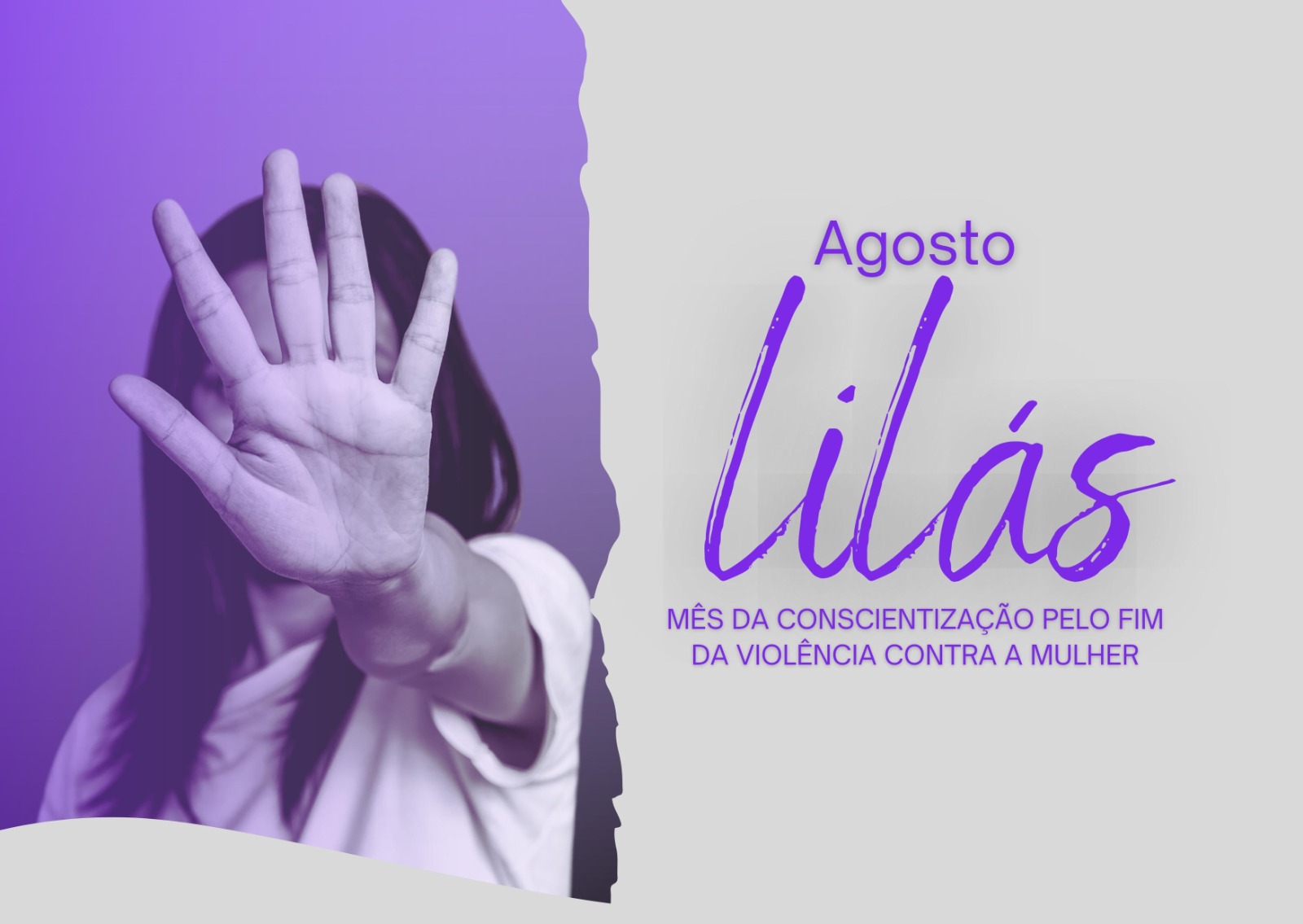 agosto lilás